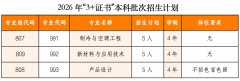 <b>好动静！新增本科院校发布2026年广东3+证书高职</b>